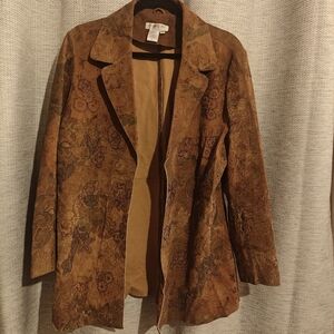 Vintage Coldwater Creek Leather Duster